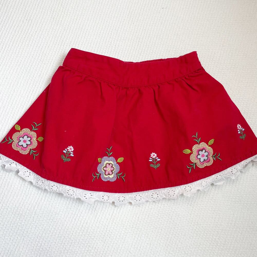 Hanna Andersson Embroidered Skirt size 80